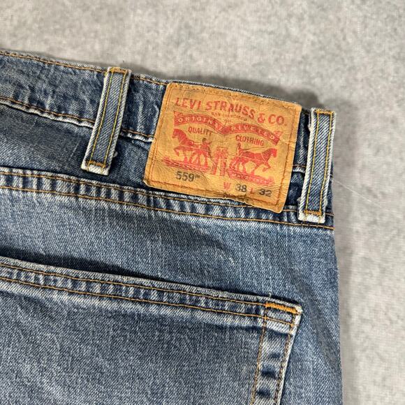 Levi’s 559 Loose Straight Jeans Medium Wash - Size: W38 L32 - Picture 6 of 7